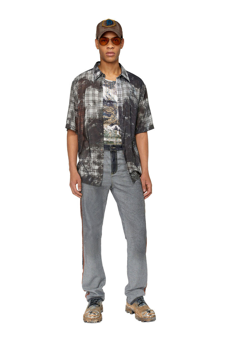 Diesel - S-Umbe-SSL-Globe Shirt - Black/Grey