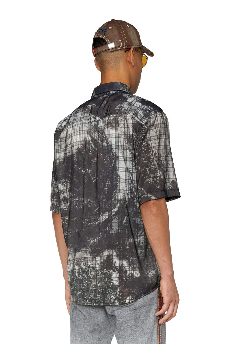 Diesel - S-Umbe-SSL-Globe Shirt - Black/Grey
