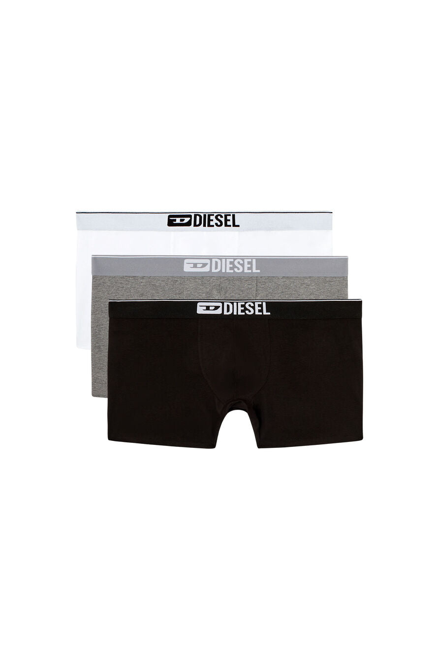 Diesel - Max Three Pack Long Boxer - Black/White