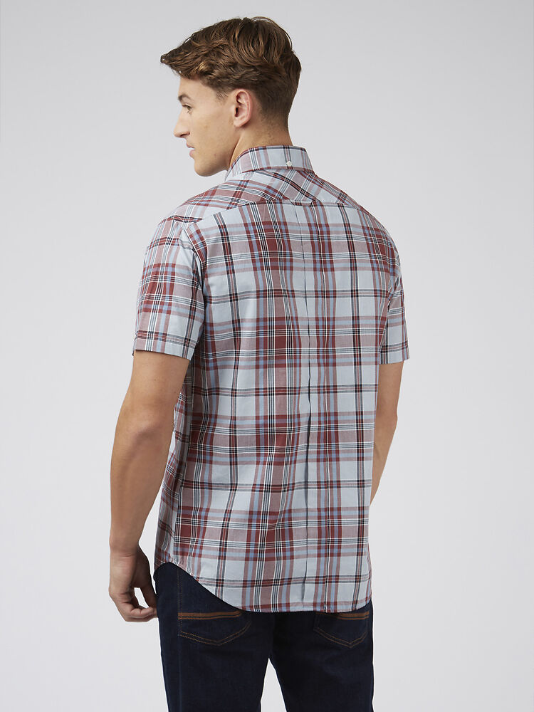 Ben Sherman - Classic Check SS Shirt - Light Blue