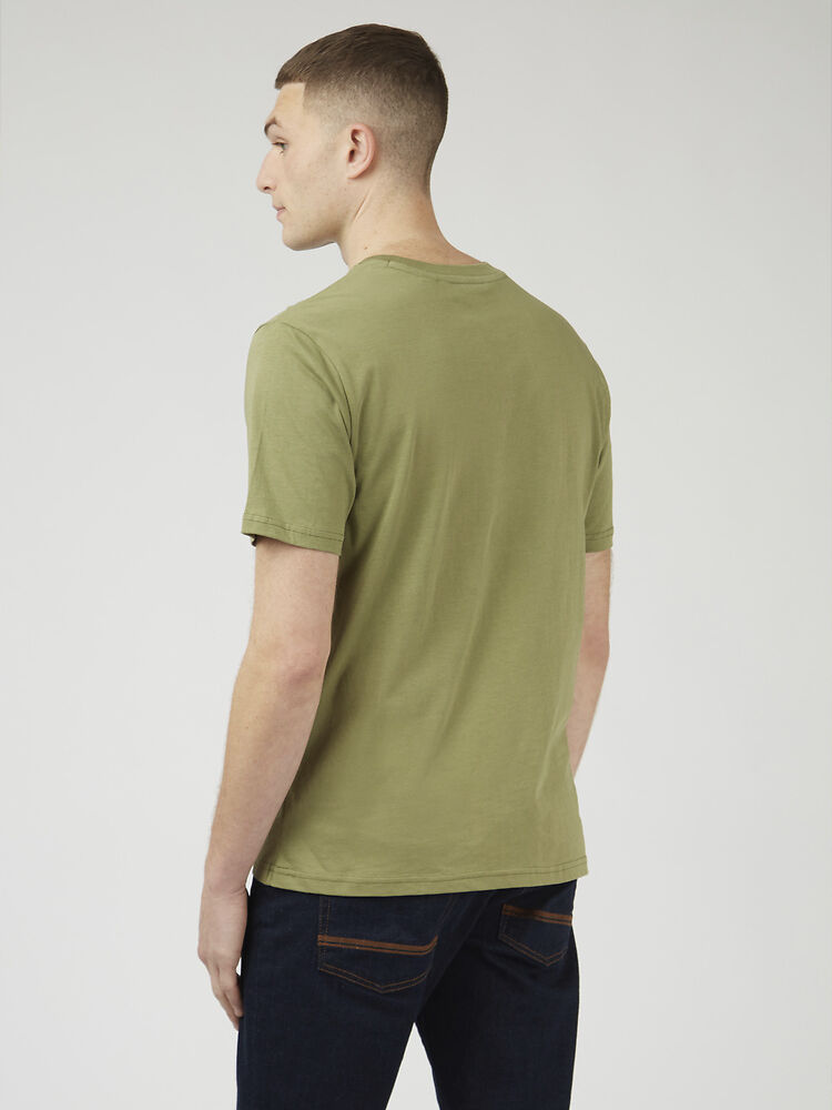 Ben Sherman - Retro Tape Target Tee - Loden