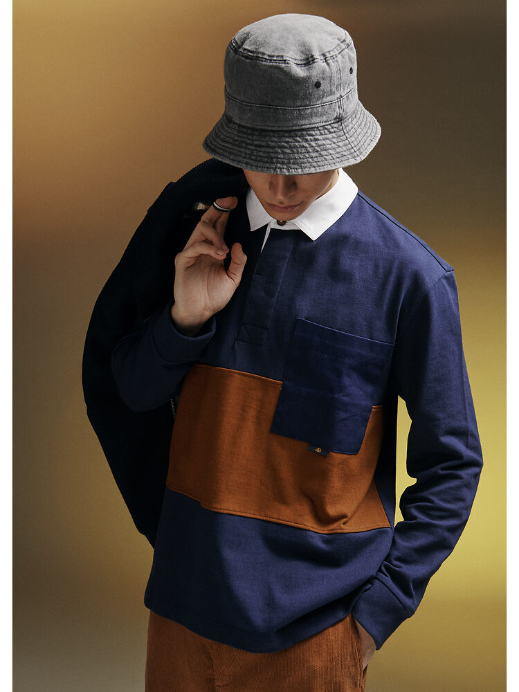 Ben Sherman - Utility Rugby LS Shirt - Dark Navy