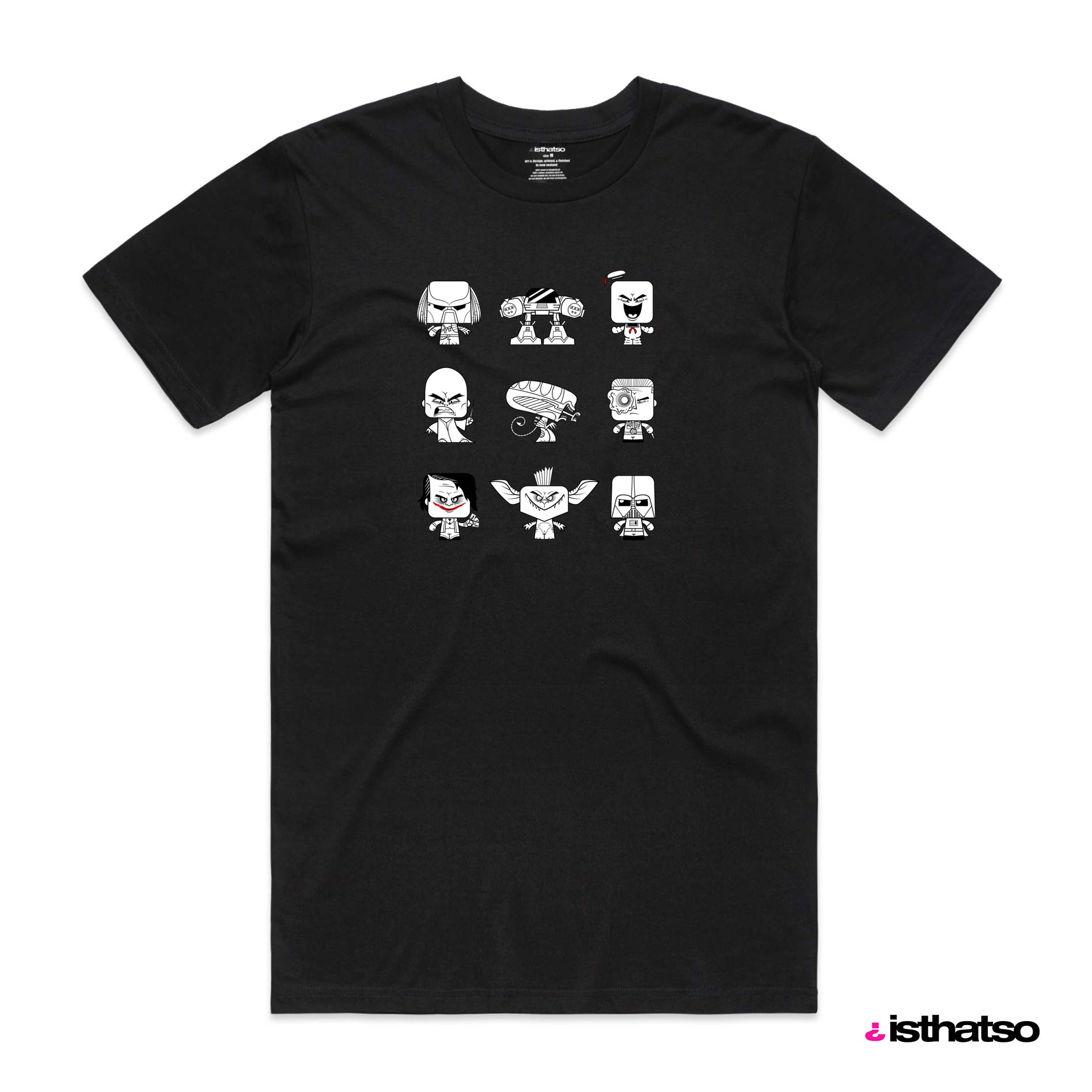 Isthatso - Bad Guys SS Tee - Black