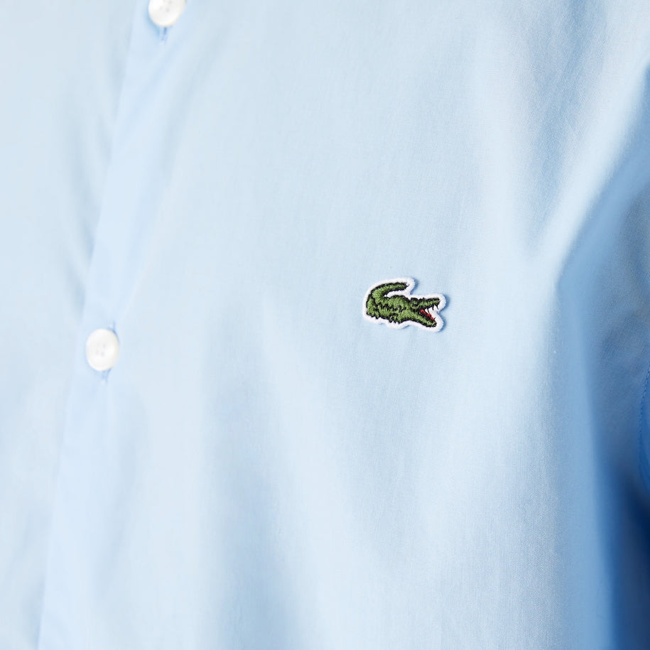 Lacoste - Slim Fit Stretch Poplin LS Shirt - Light Blue