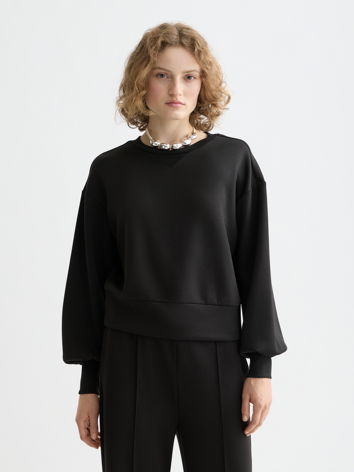 Maison Scotch - Modal Sweatshirt - Black