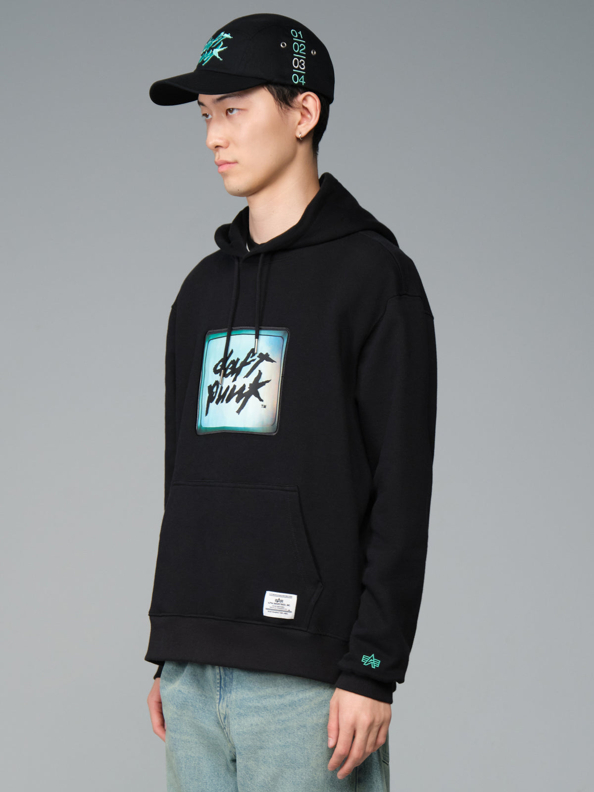 Alpha Ind. - Daft Punk X Alpha Essential Hoodie - Black
