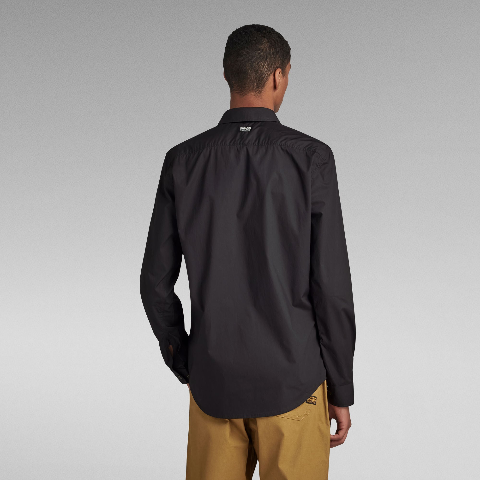 G-Star Raw - Marine Slim LS Shirt - Dark Black