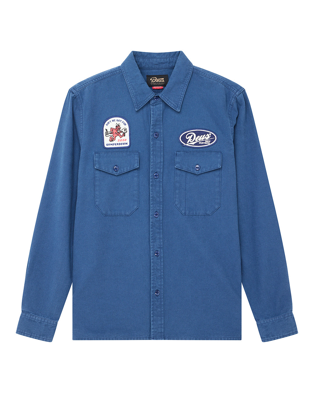 Deus - Nomad LS Shirt - Mechanic Blue