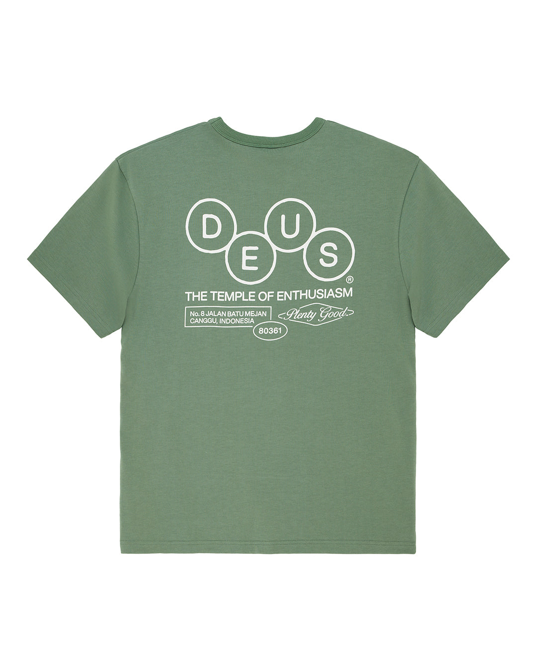 Deus - Mechanism Tee - Loden Frost Green