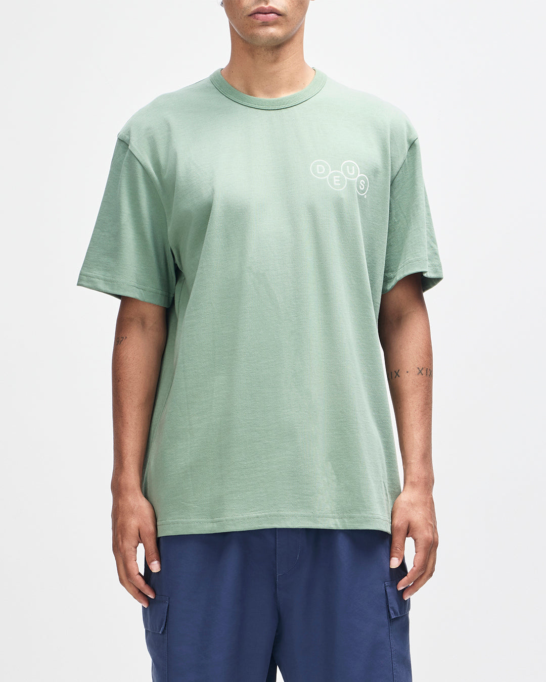Deus - Mechanism Tee - Loden Frost Green