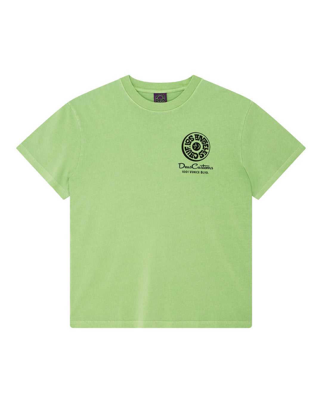 Deus - Los Angeles Address Tee - Parrot Green