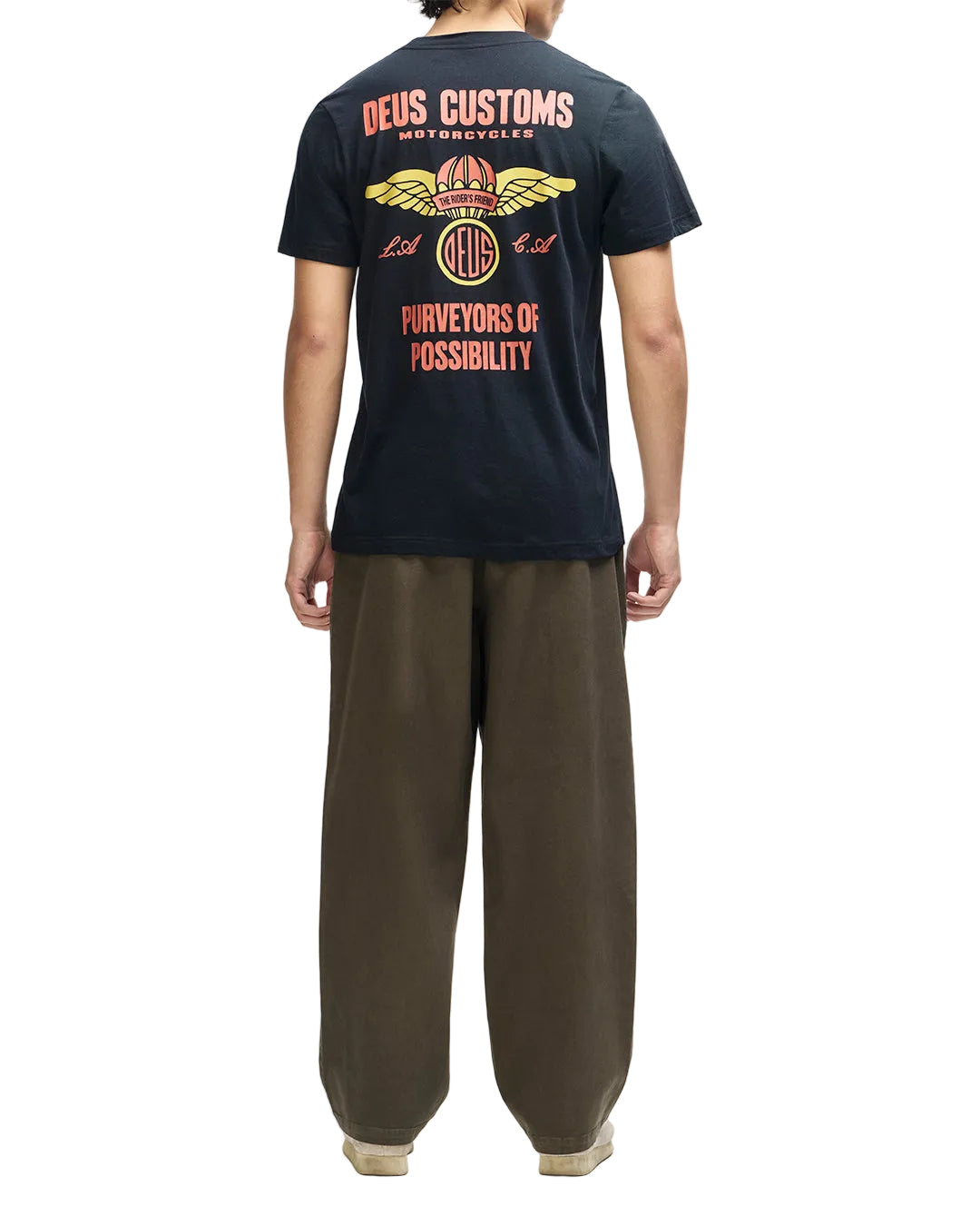 Deus - Cutaway Tee - Black