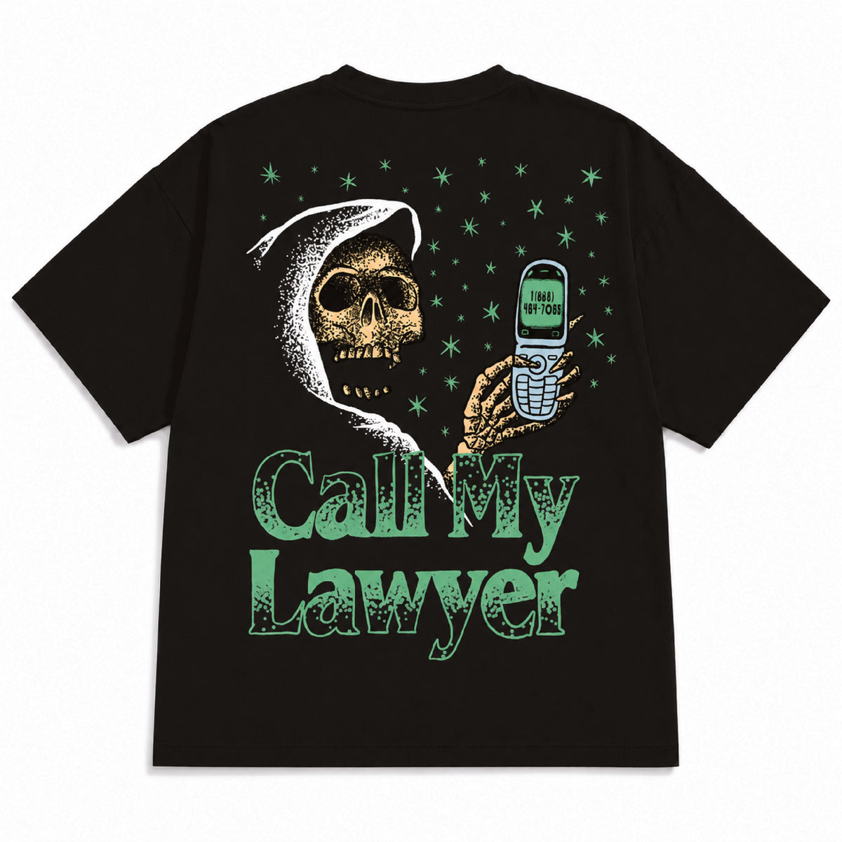 Market - Death Is Calling Tee - Black