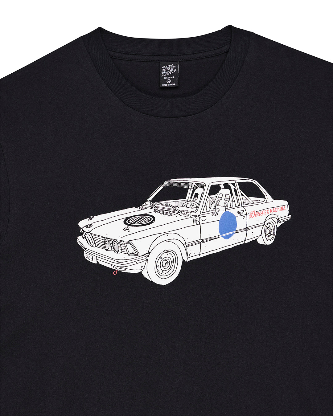 Deus - 323 Rallyeye Tee - Black