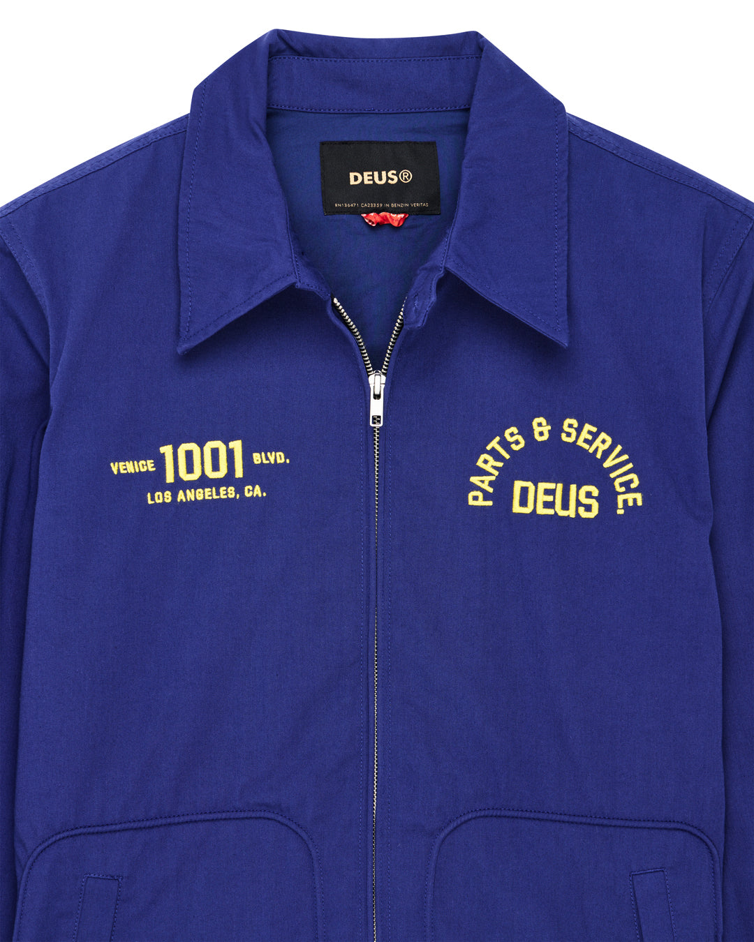 Deus - Teller Drizzler Jacket - Mechanic Blue