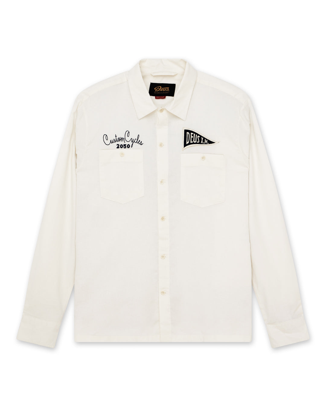 Deus - Forecourt LS Shirt - Vintage White