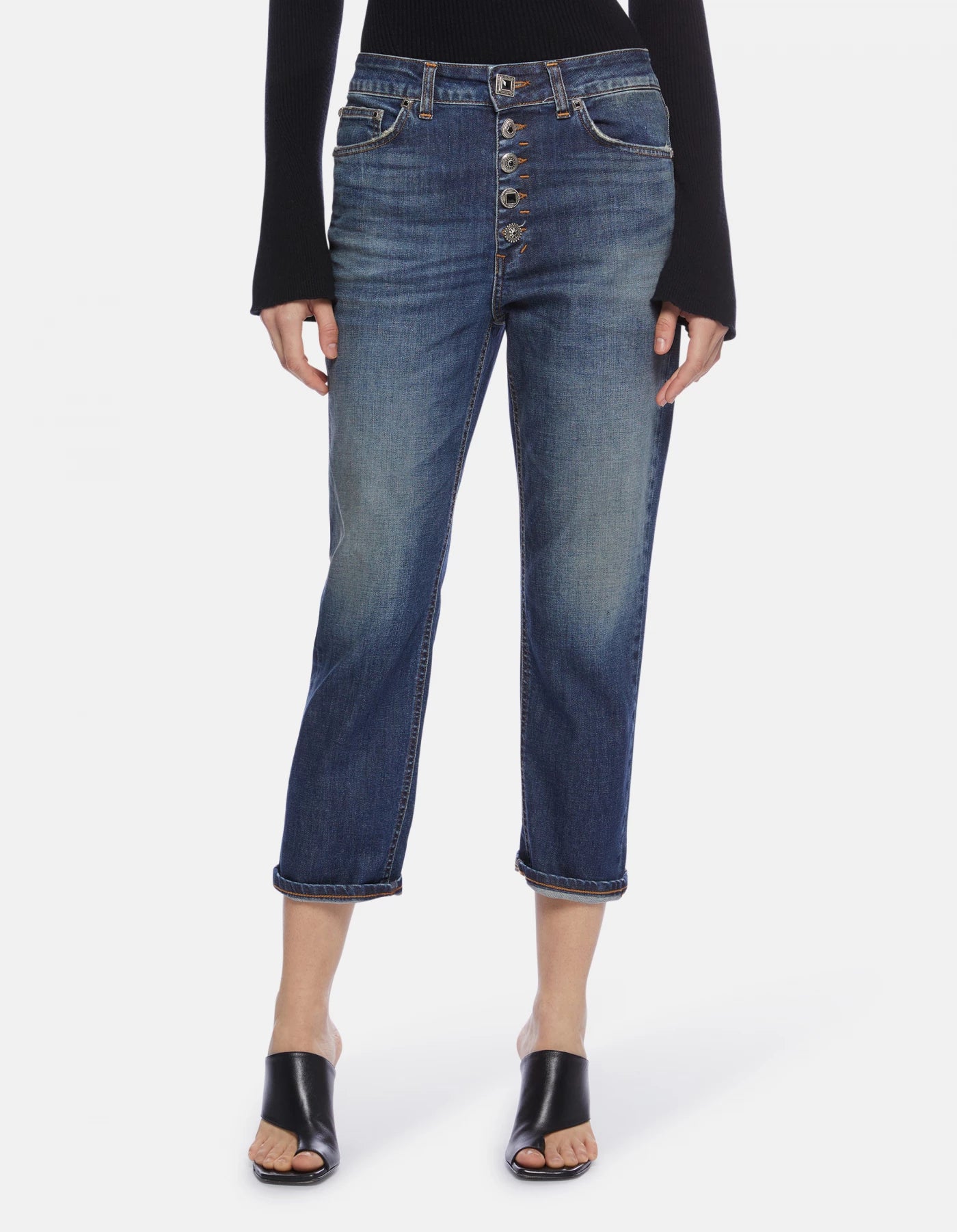 Dondup - Koons Loose Fit Stretch Denim Jean - Blue