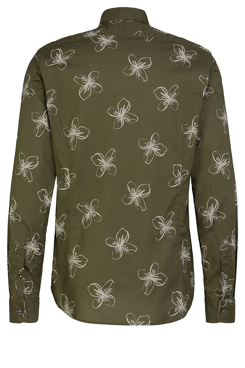 Fil Noir - Treviso HBD Shirt - Khaki Sketch