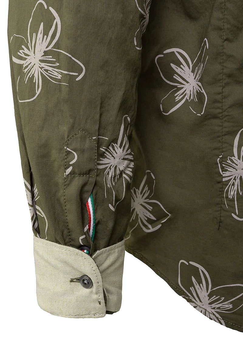 Fil Noir - Treviso HBD Shirt - Khaki Sketch