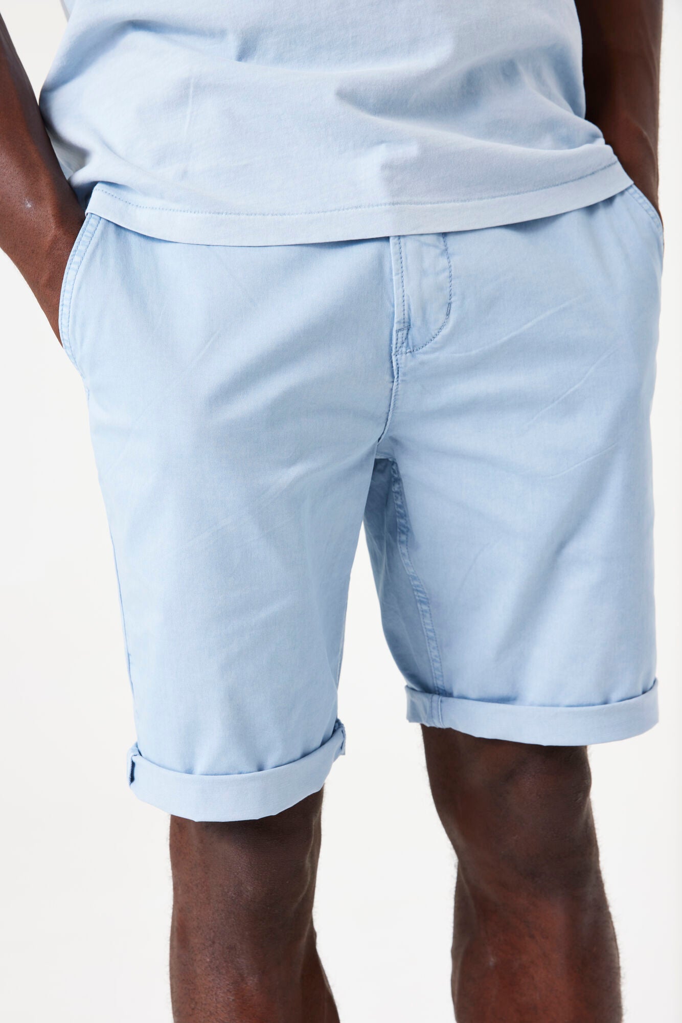 Garcia - Regular Chino Short - Dusty Blue