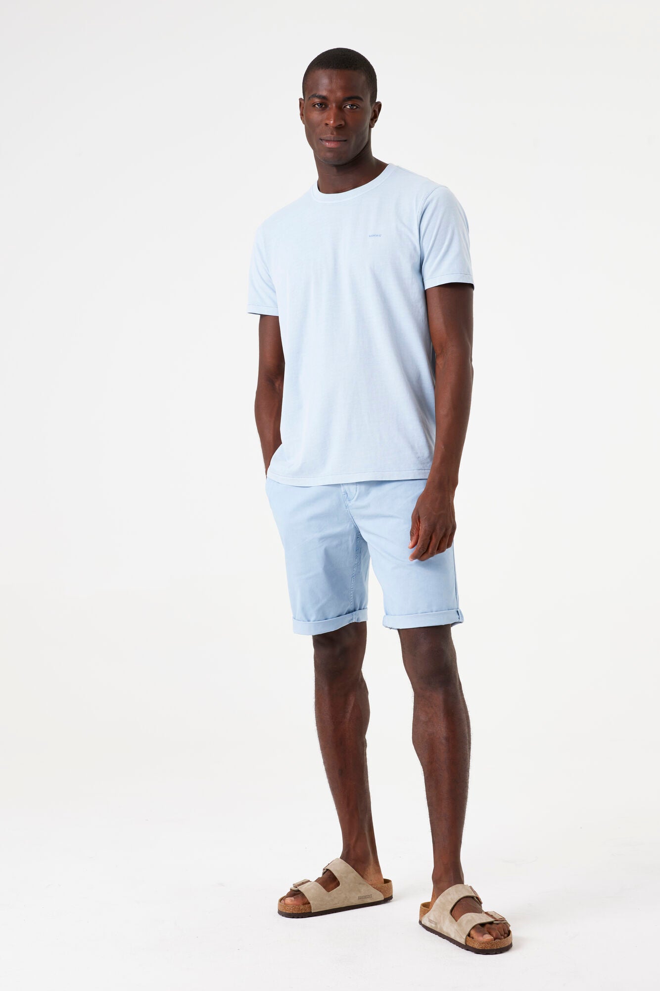 Garcia - Regular Chino Short - Dusty Blue