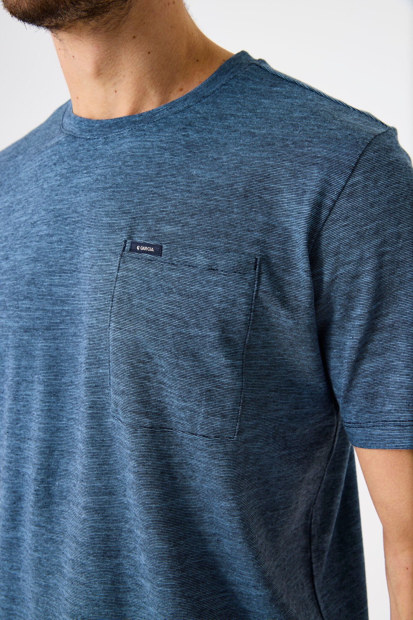 Garcia - Plain Pocket Tee - Blue Lake