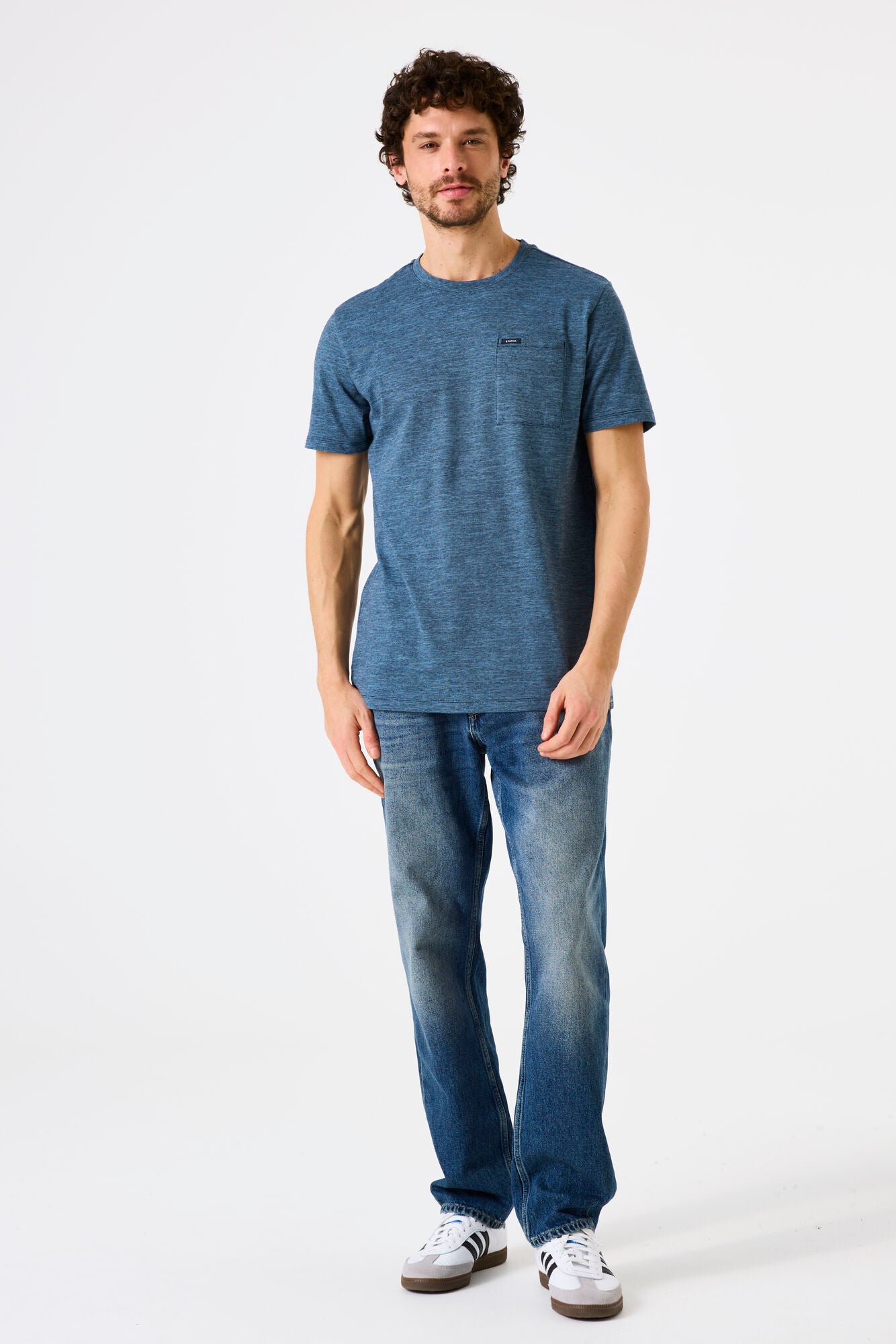 Garcia - Plain Pocket Tee - Blue Lake