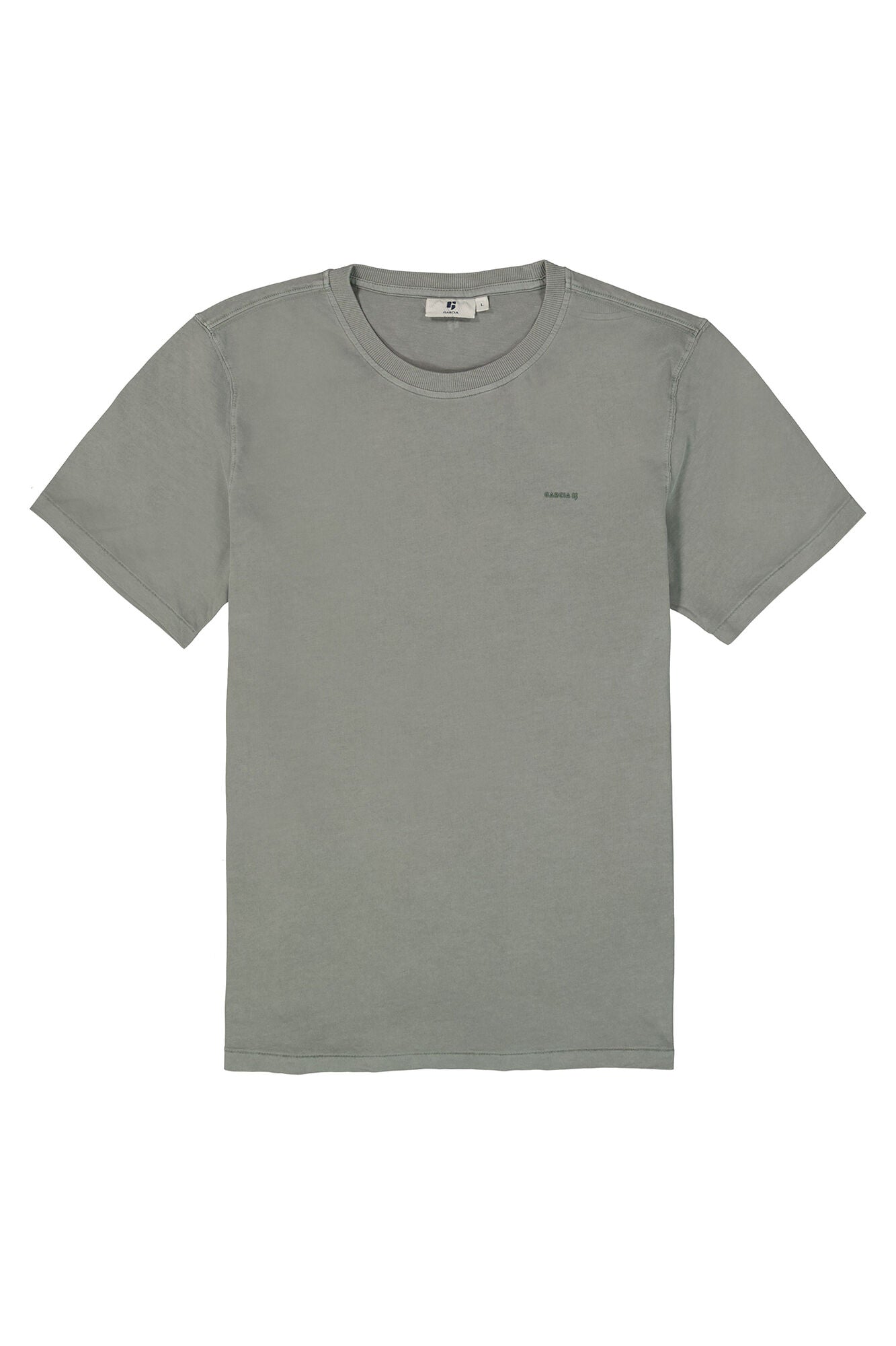 Garcia - Plain Logo Tee - Sage Green