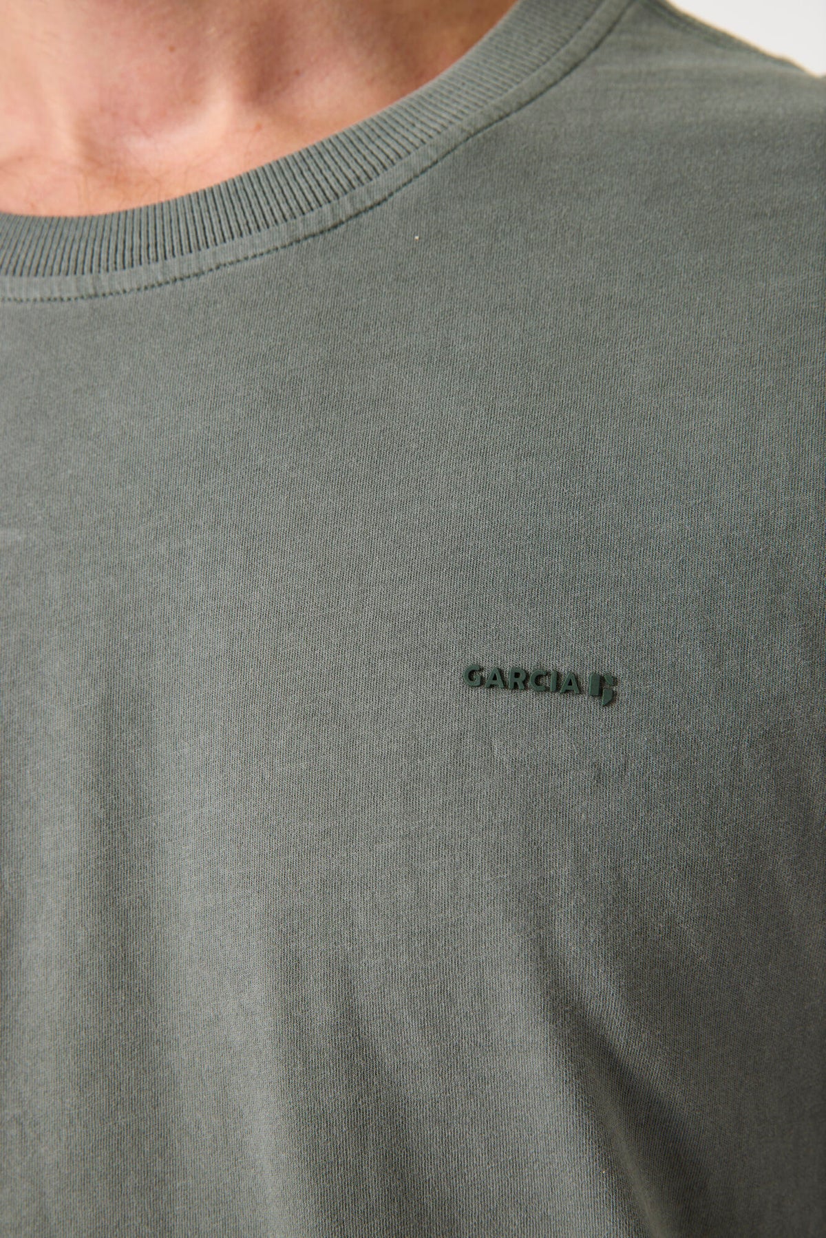 Garcia - Plain Logo Tee - Sage Green