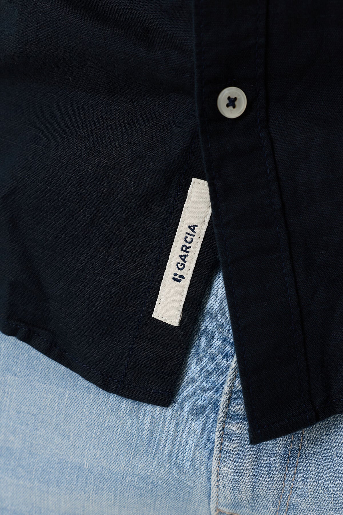 Garcia - Classic LS Shirt - Blue Graphite