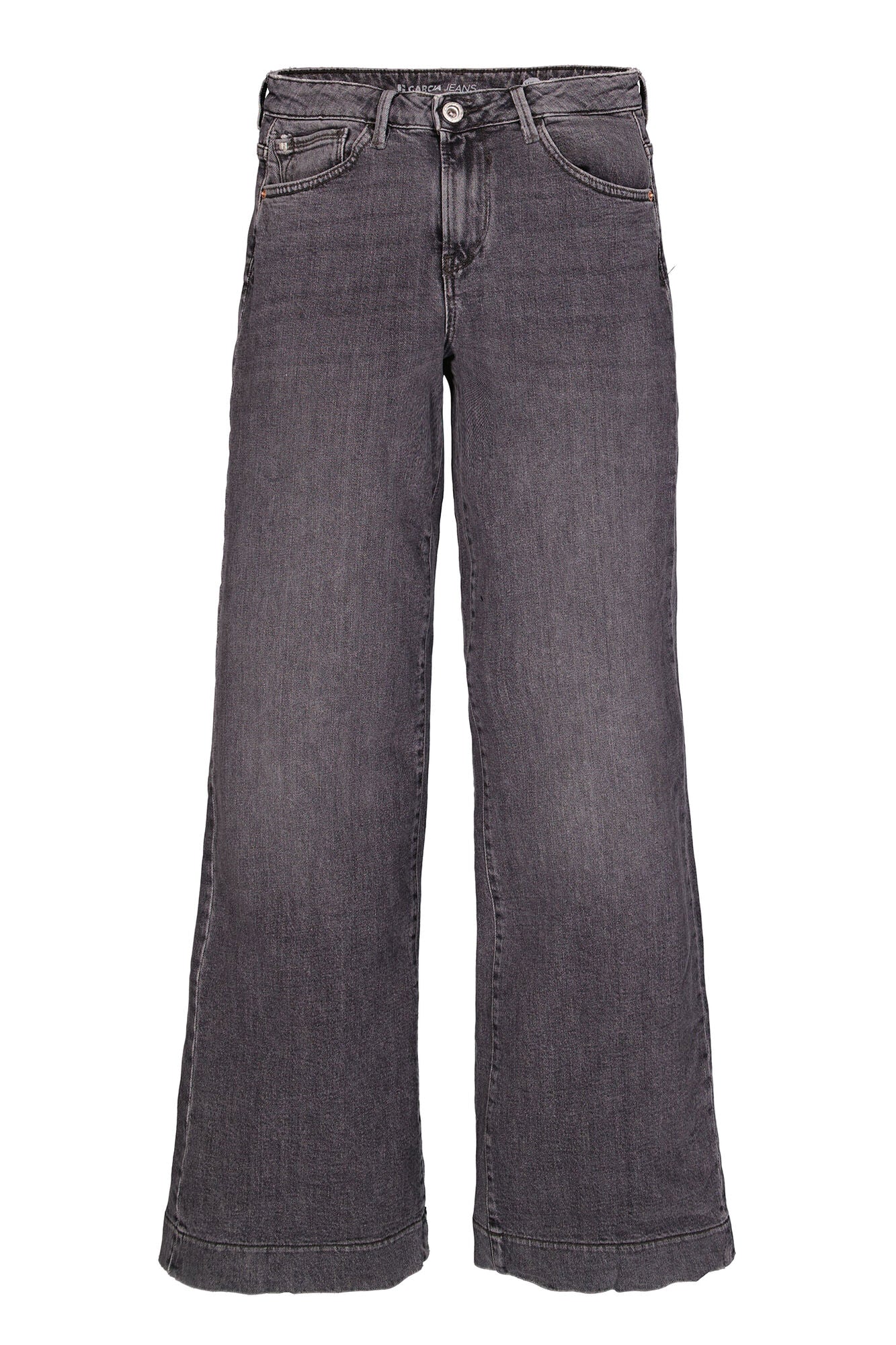 Garcia - Celia Wide Jean - Dark Used Grey