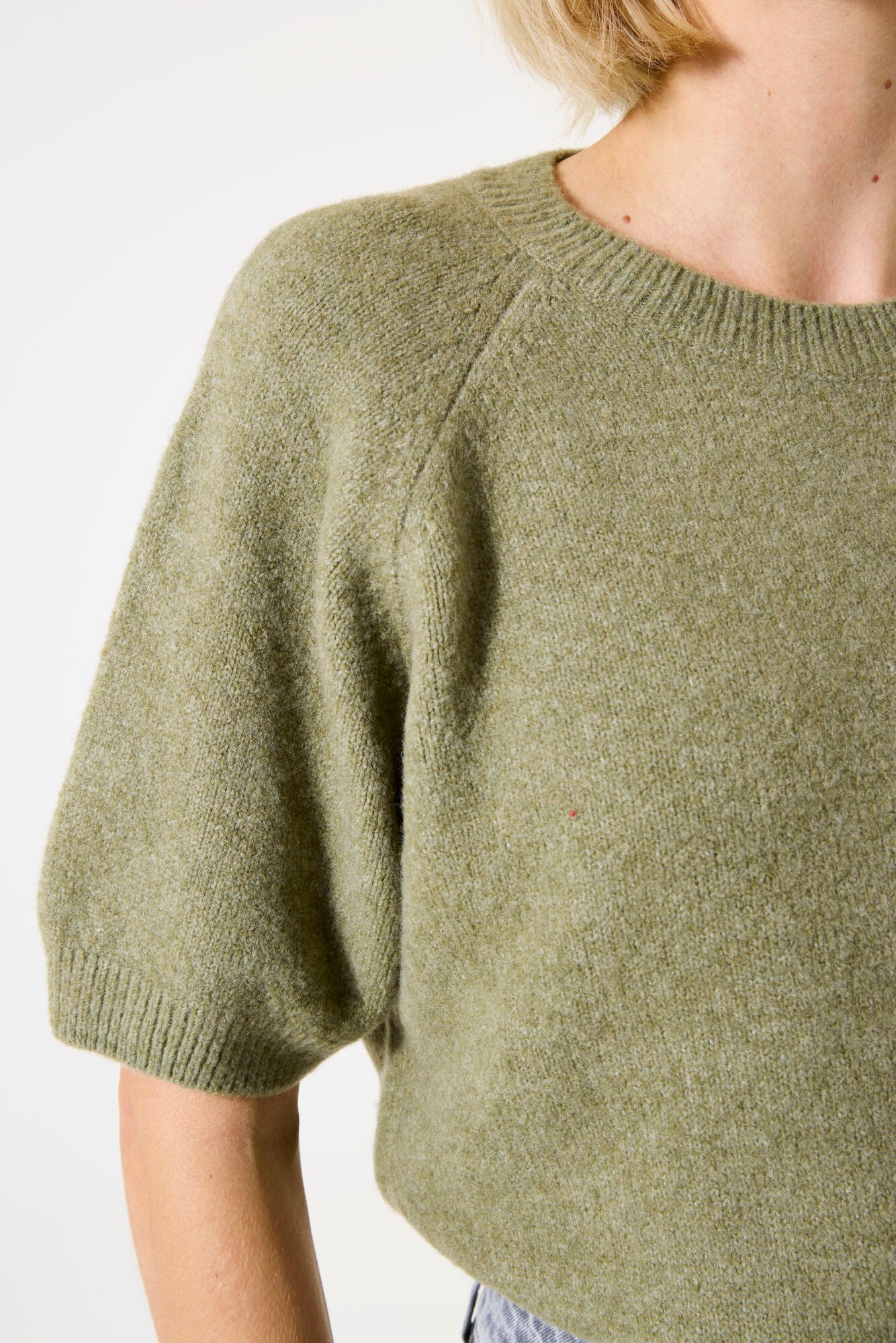 Garcia - Soft Knit SS Pullover - Mermaid