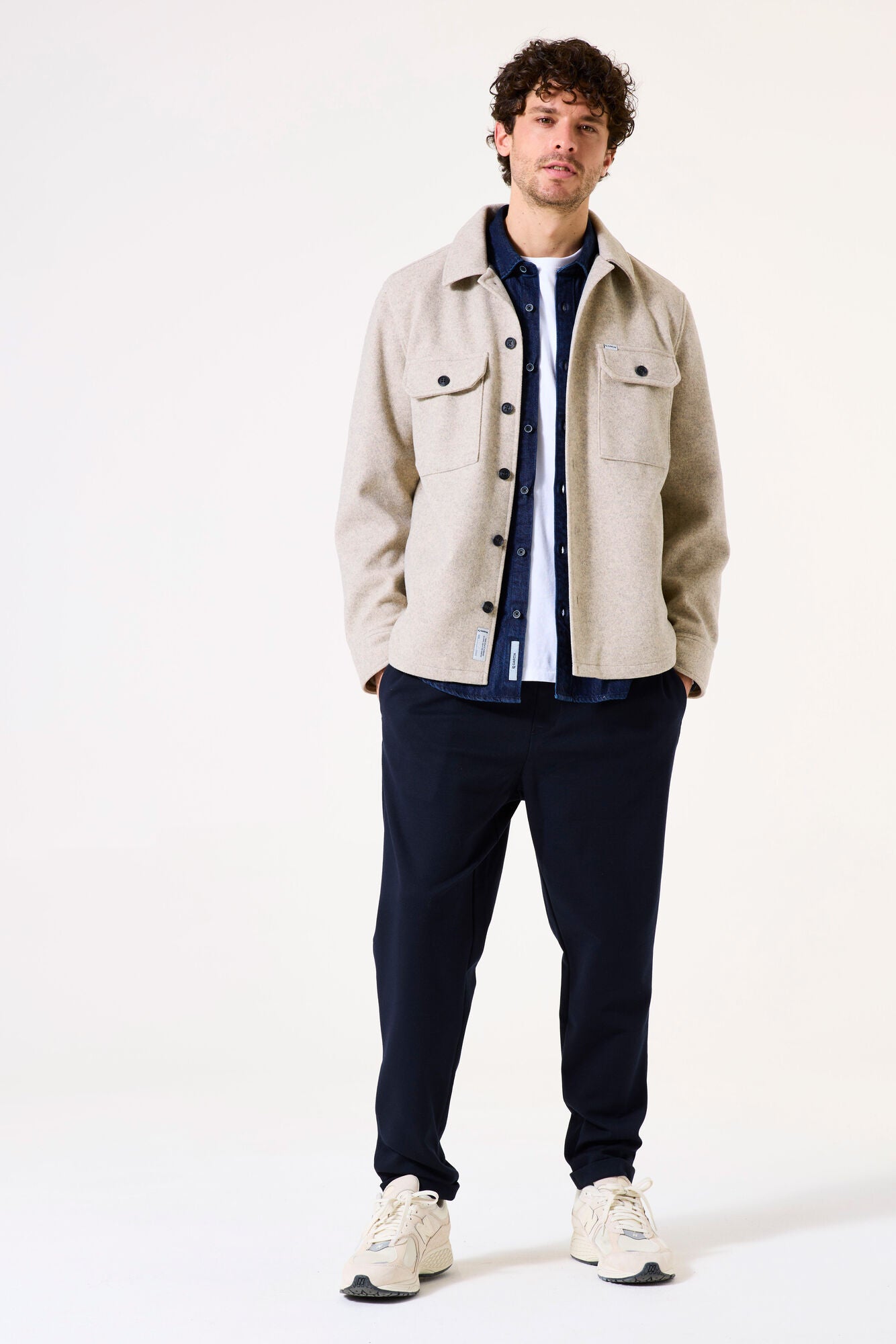 Garcia - Felted Overshirt - Sand