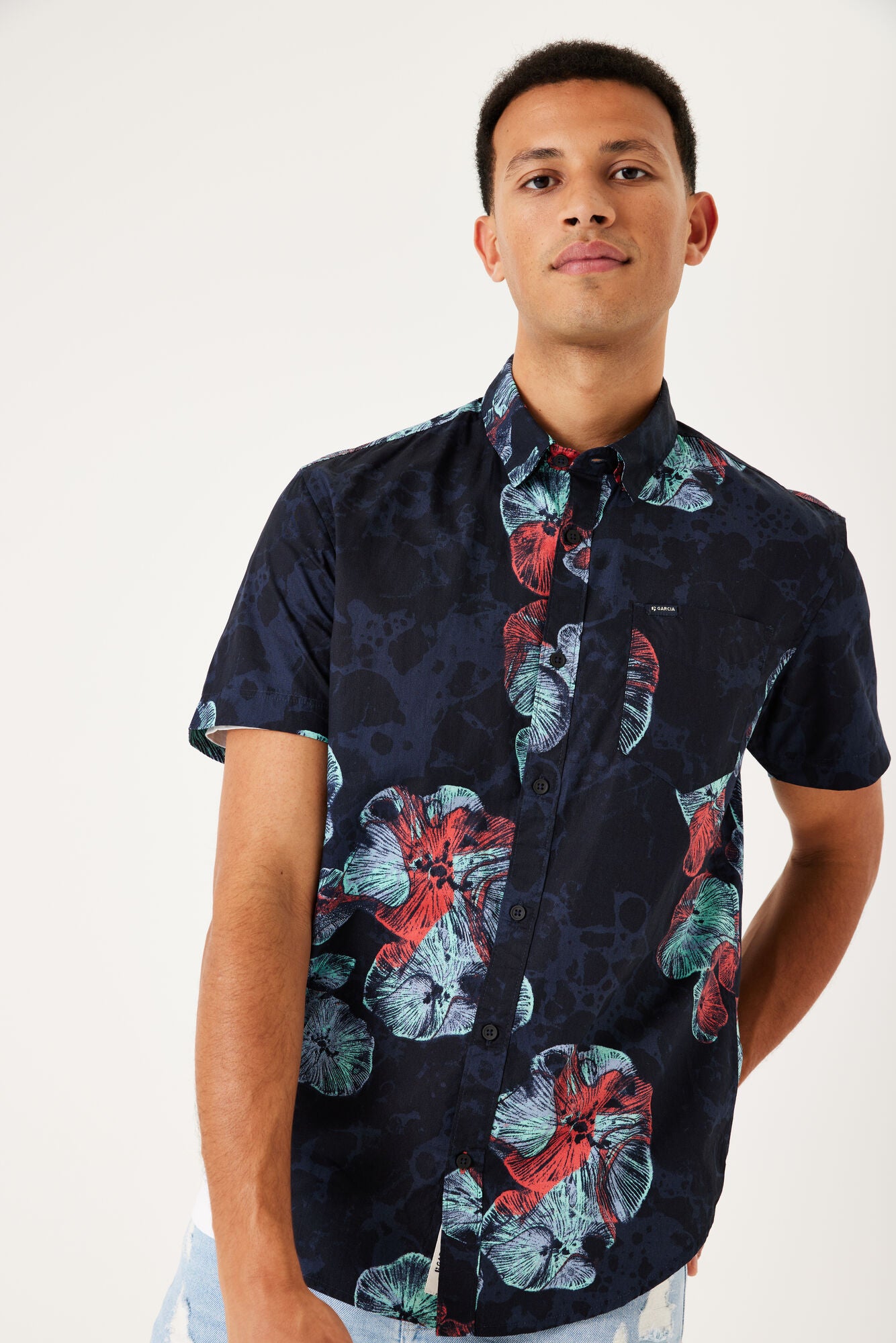 Garcia - Underwater Poppy SS Shirt - Marine