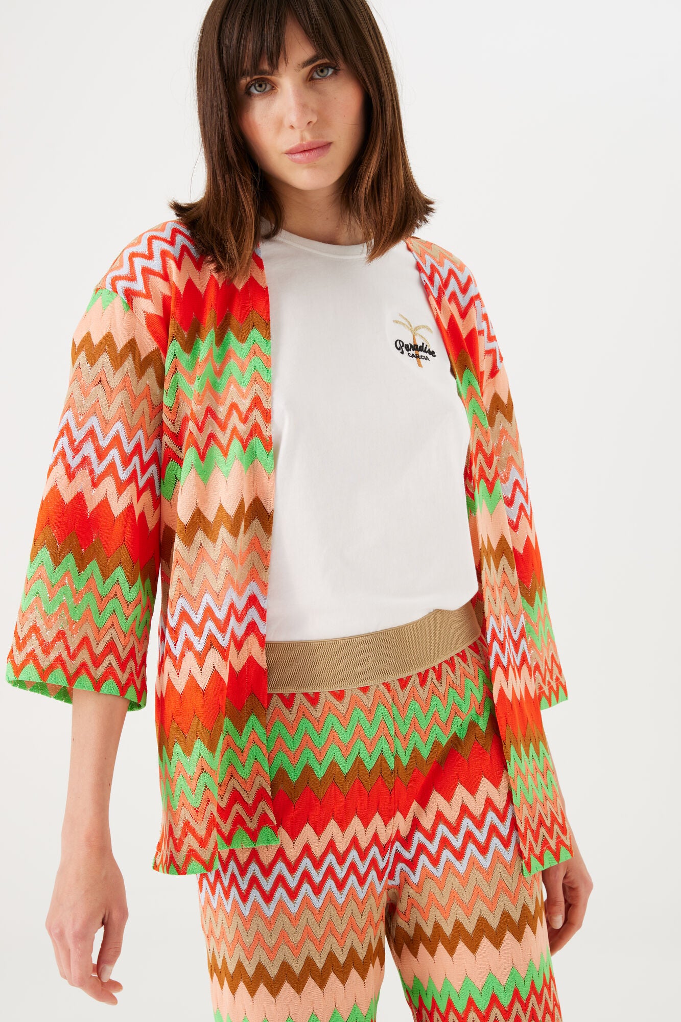 Garcia - Chevron Cardigan - Emberglow