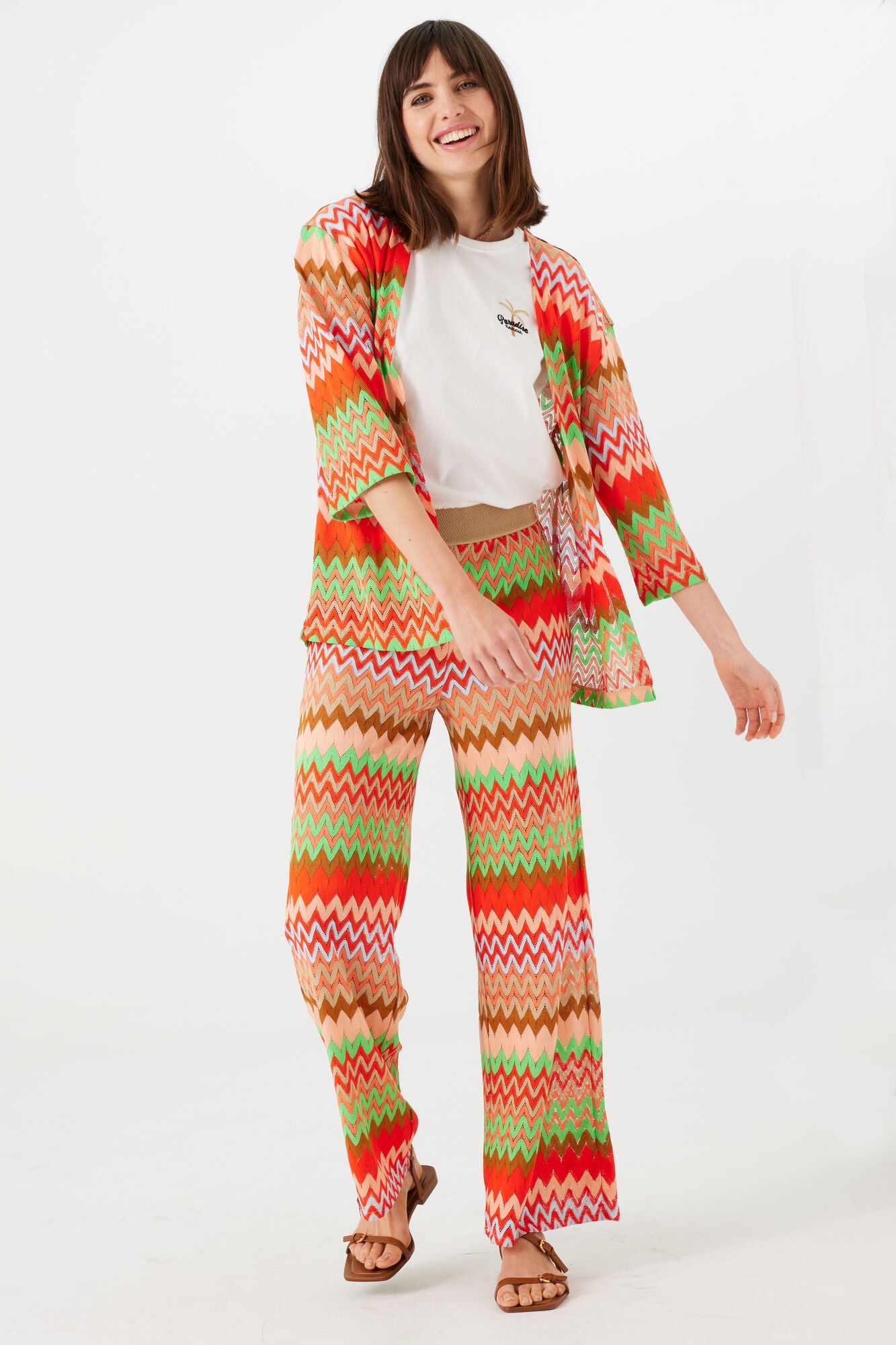 Garcia - Chevron Cardigan - Emberglow