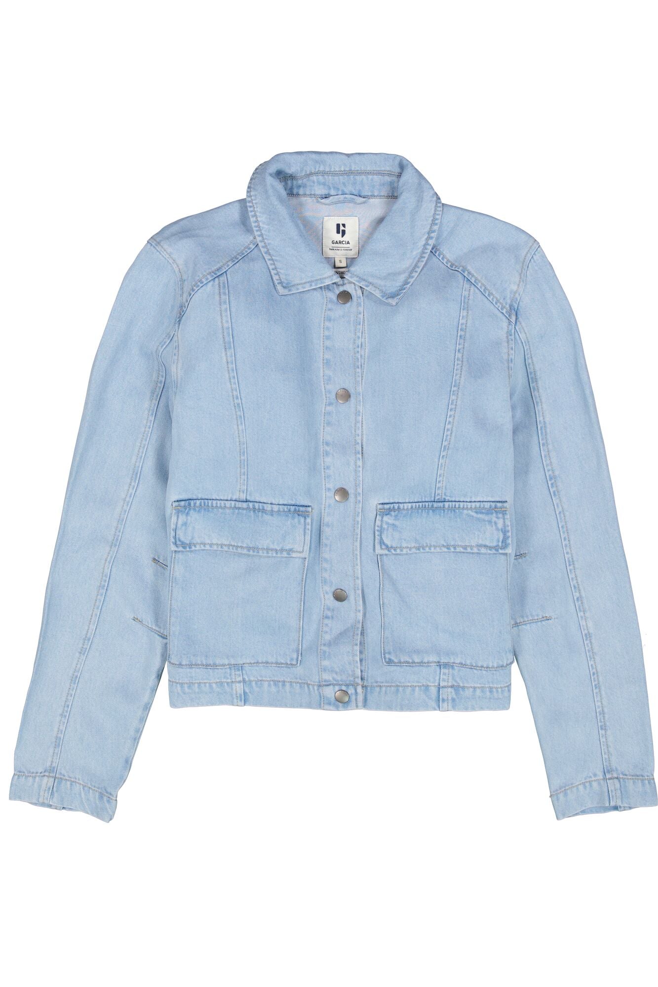Garcia - Lightweight Denim Jacket - Blue Worn