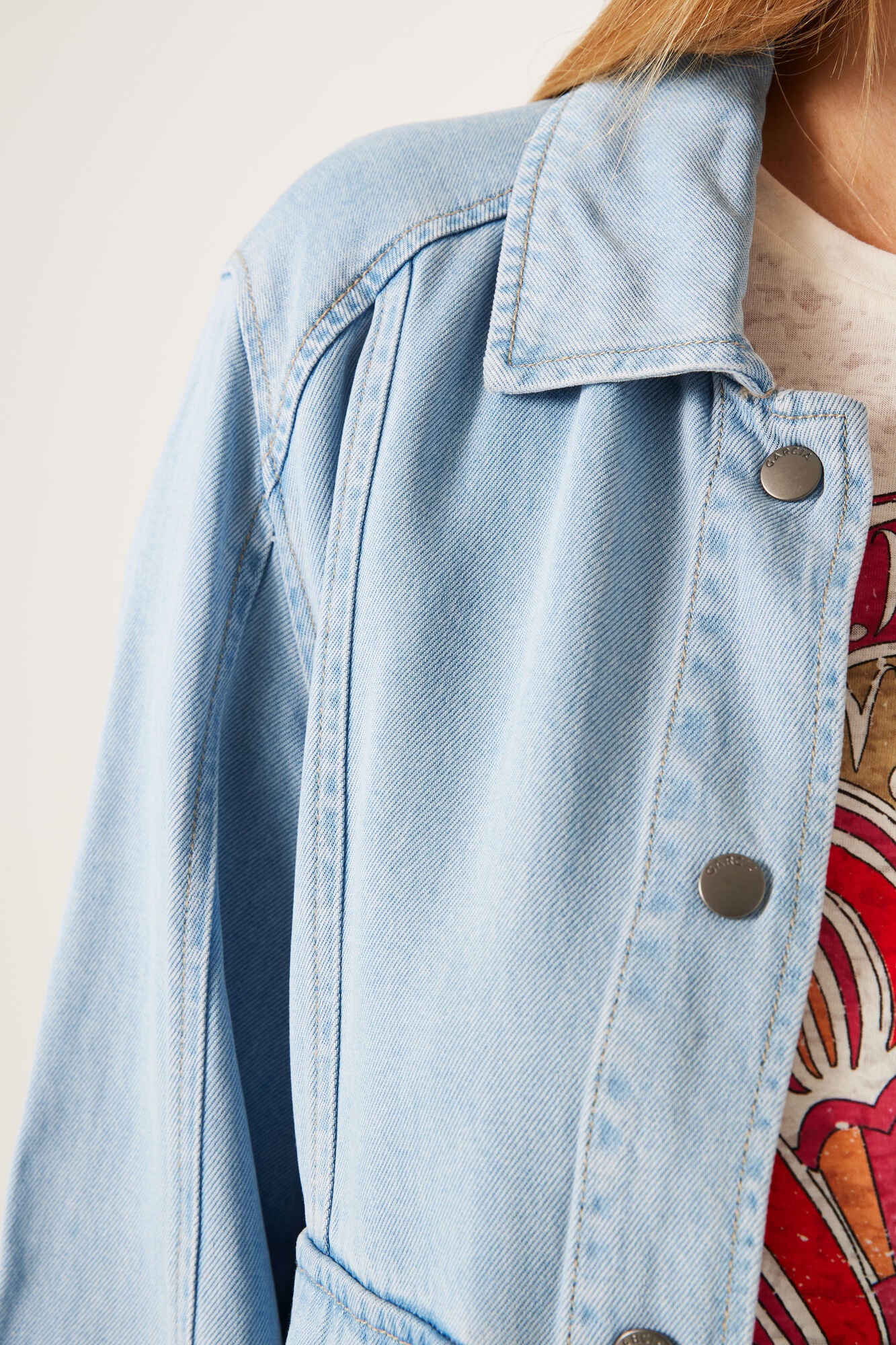 Garcia - Lightweight Denim Jacket - Blue Worn