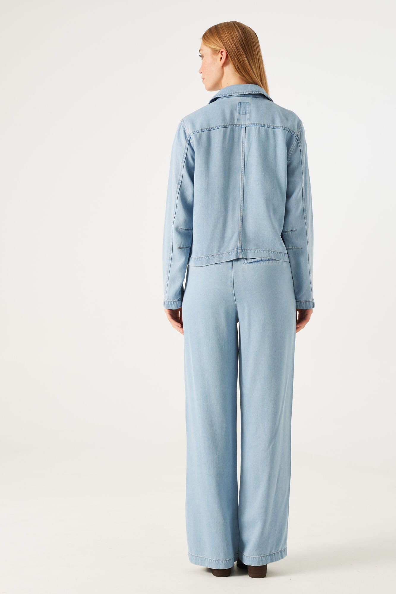 Garcia - Lightweight Denim Jacket - Blue Worn
