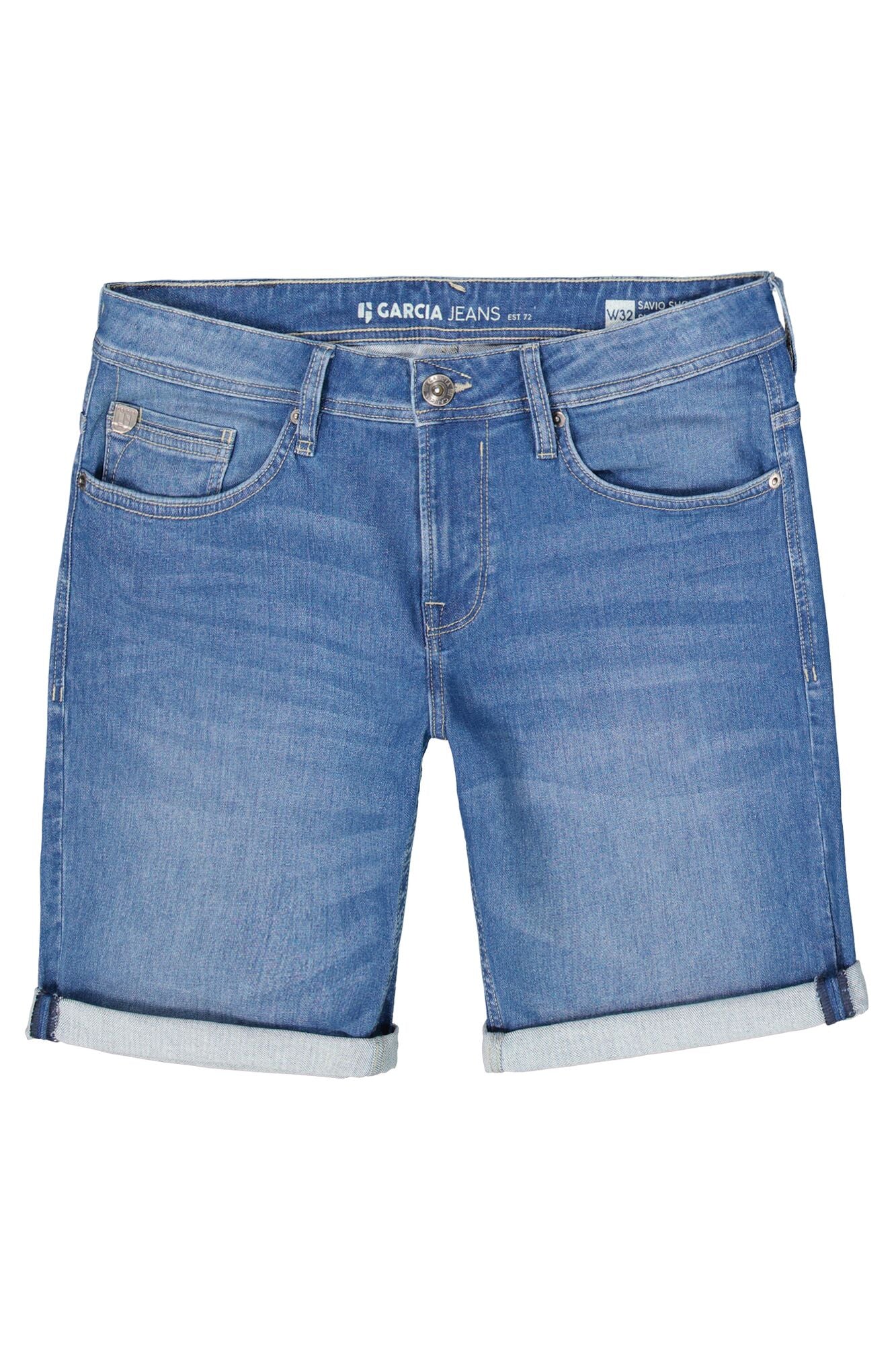 Garcia - Savio Denim Short - Medium Used Blue