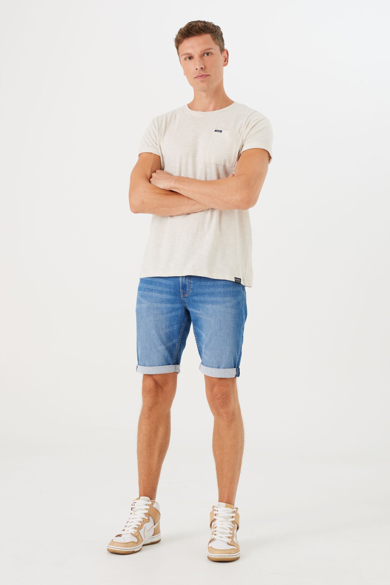 Garcia - Savio Denim Short - Medium Used Blue