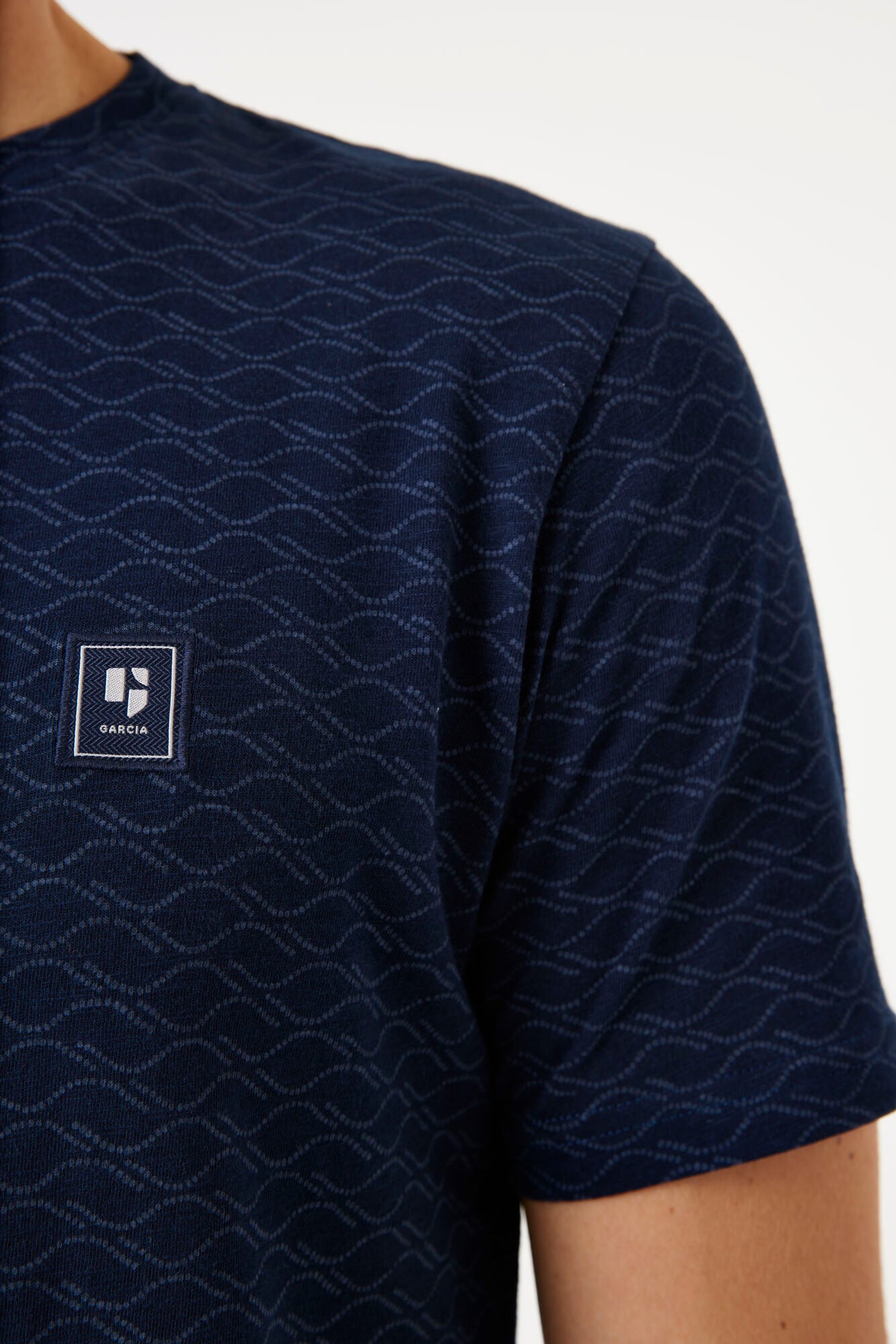 Garcia - Allover Pattern Tee - Deep Ink