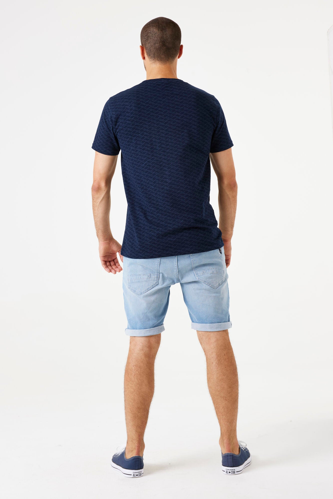 Garcia - Allover Pattern Tee - Deep Ink