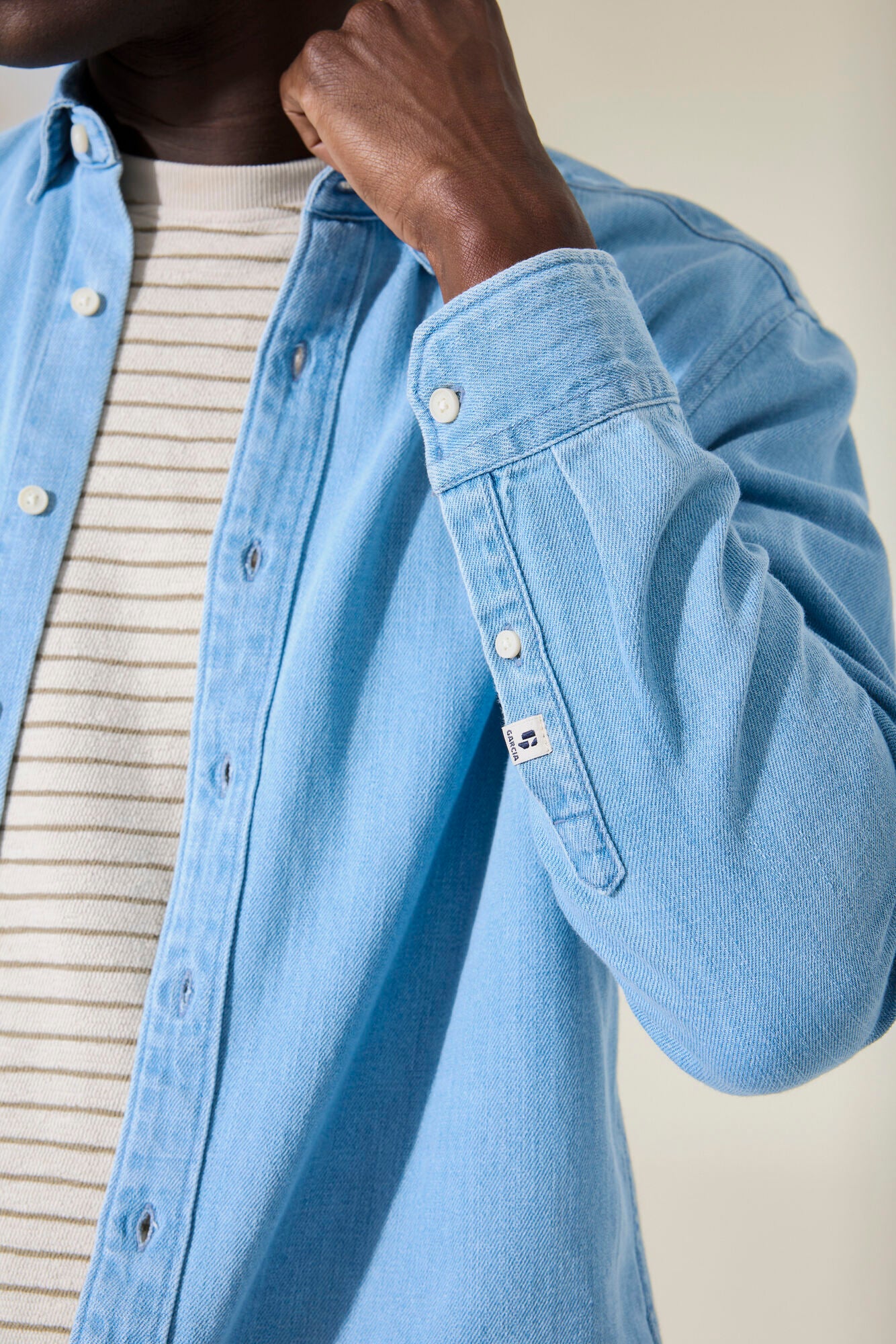 Garcia - Denim LS Shirt - Medium Used