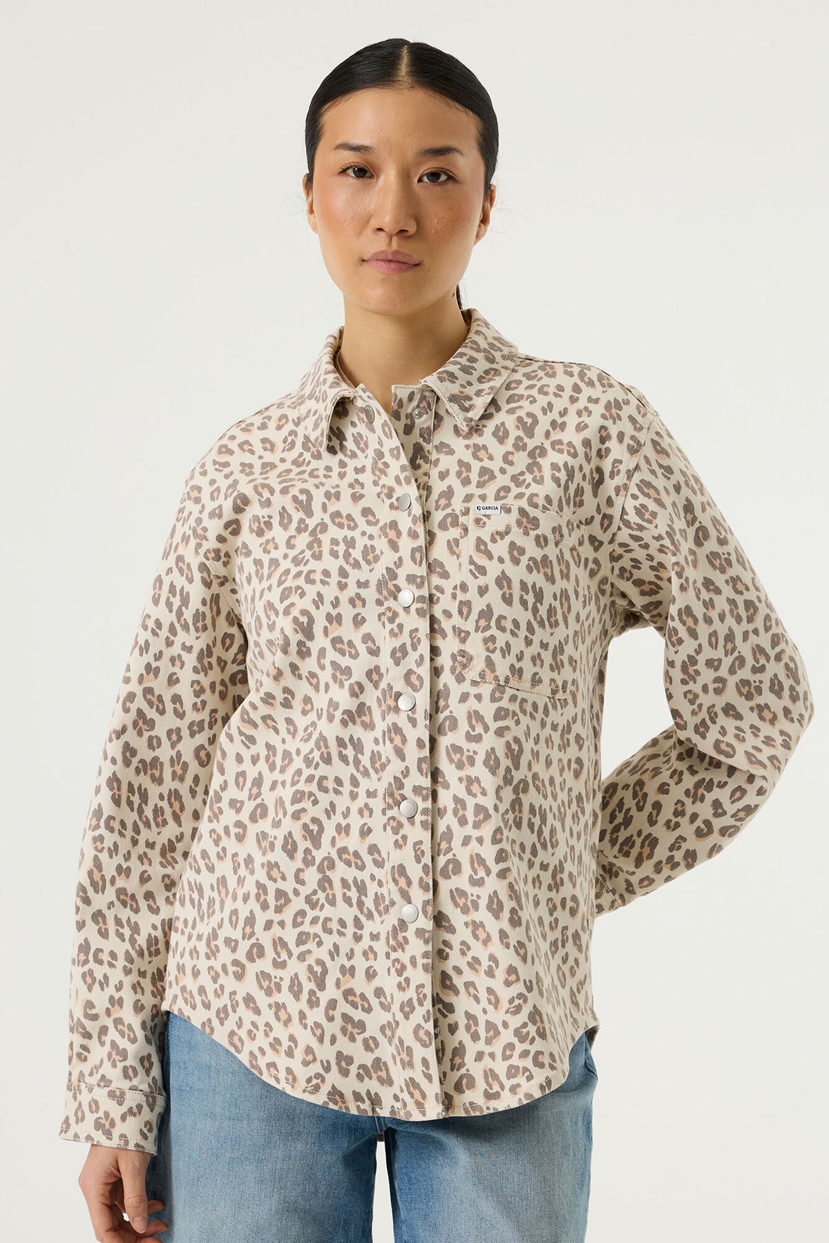 Garcia - Leopard LS Overshirt - Shade