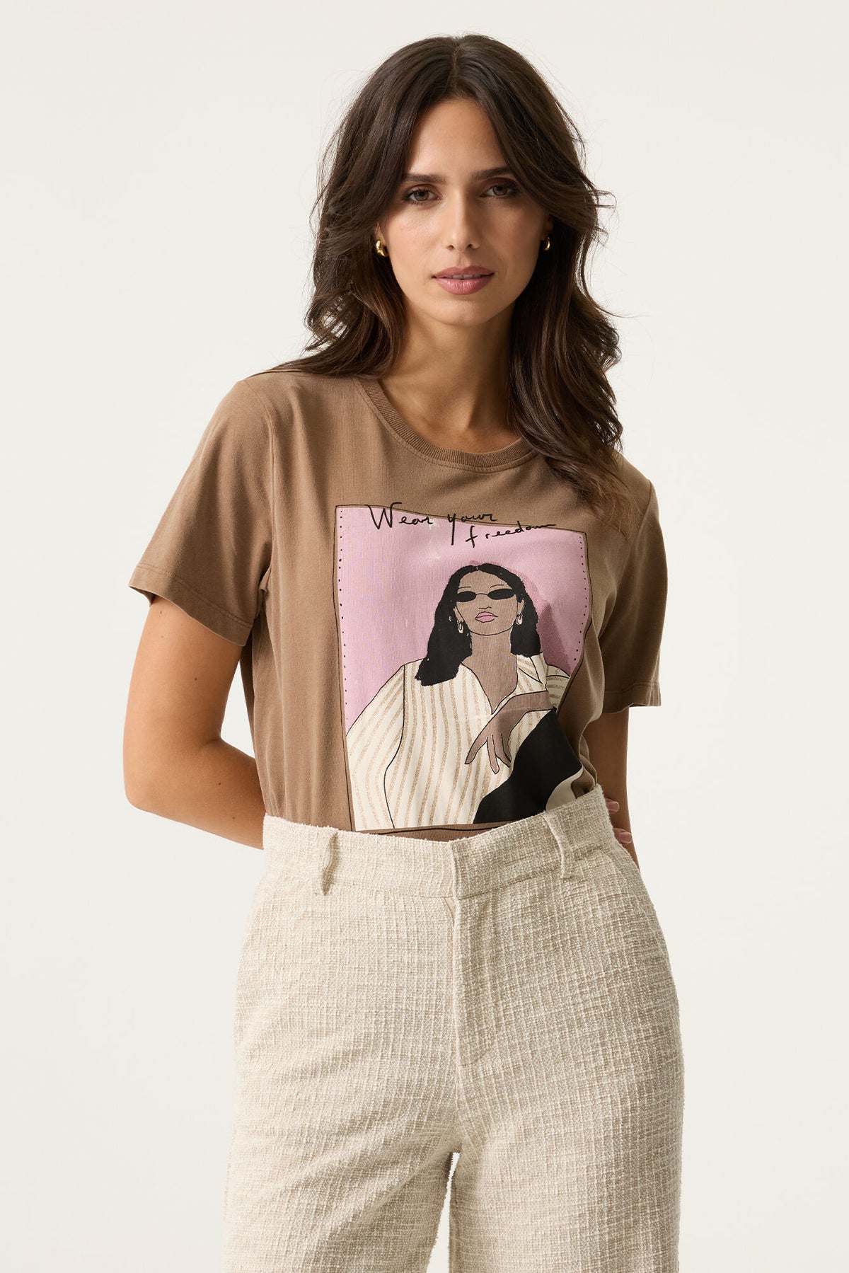 Garcia - Freedom SS Tee - Soft Taupe