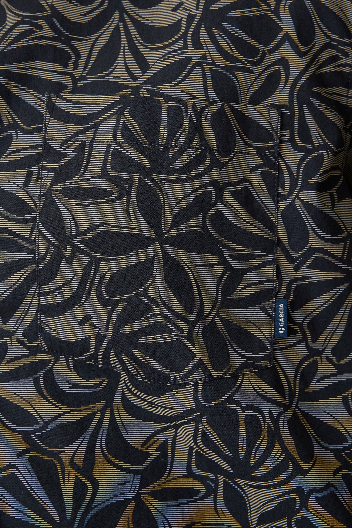 Garcia - Monstera SS Shirt - Blue Graphite