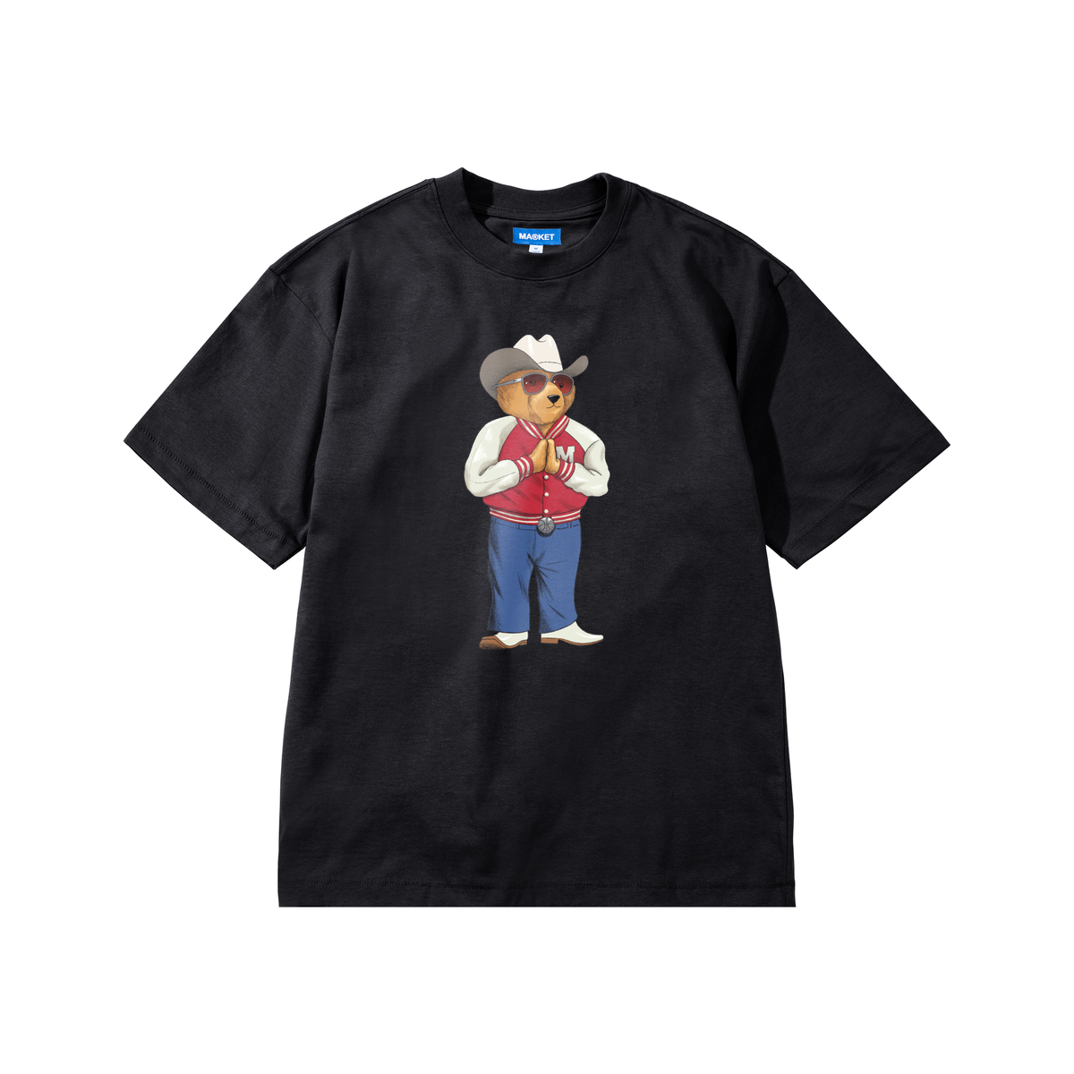Market - Hee-Haw Bear Tee - Black