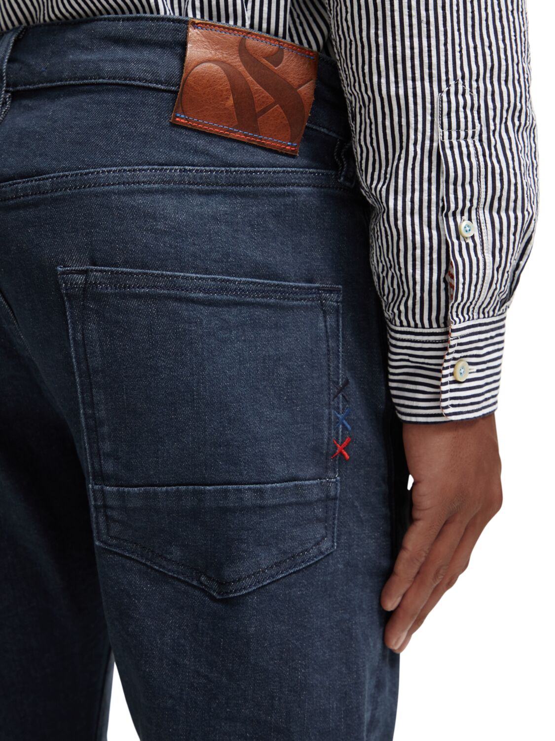 Scotch & Soda - Ralston Jean - Blauw Burn