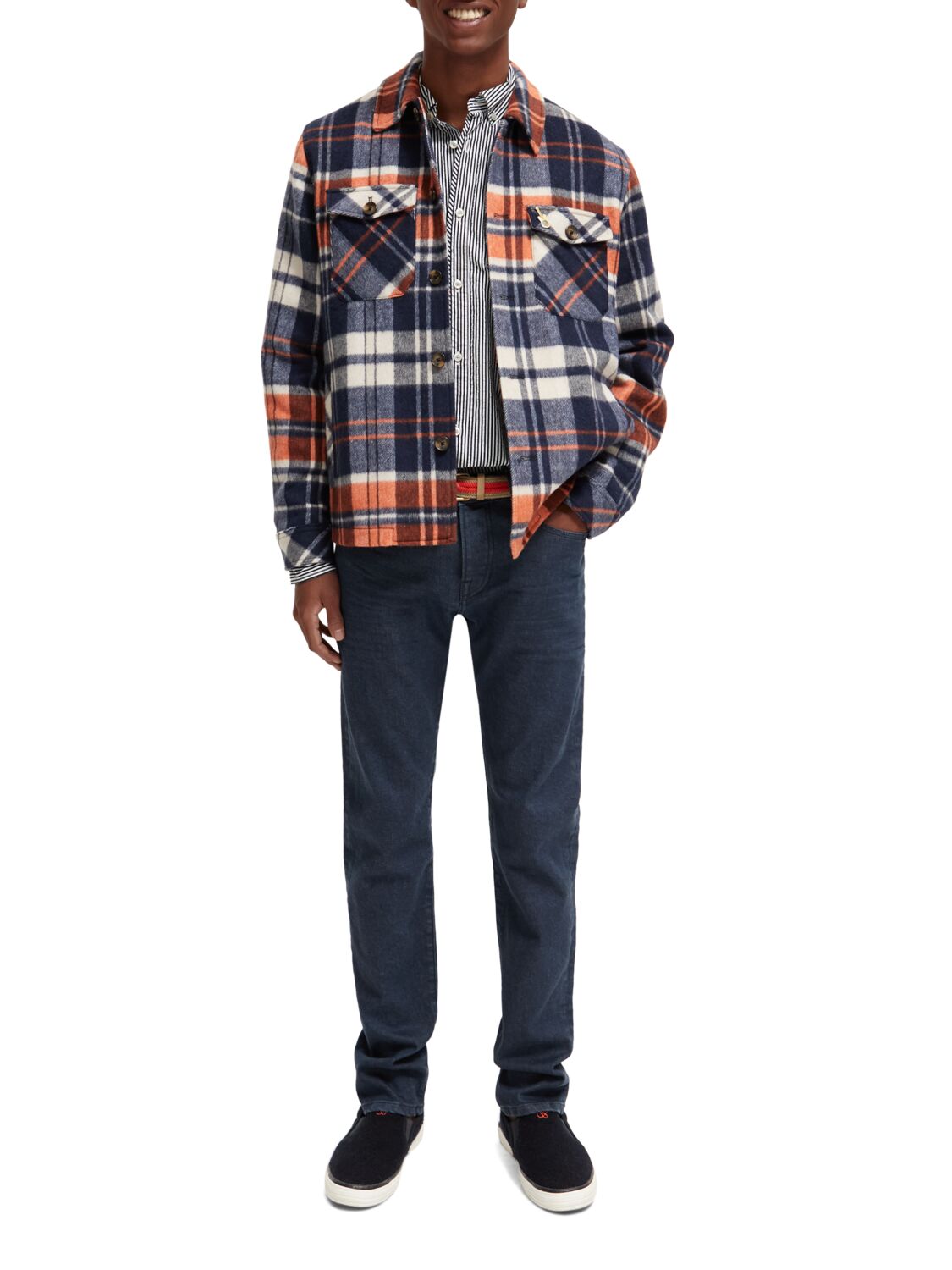 Scotch & Soda - Ralston Jean - Blauw Burn
